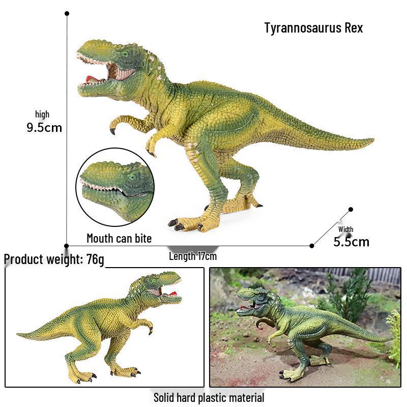 Jurassic Tyrannosaurus Rex Dinosaur Model: King of Dinosaurs Figure Toy