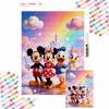 5D DIY Full Circle Diamond Painting Kit Whimsical Fairy Friends Home Wall Decor Gift
