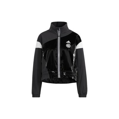 Women's UST Woven Jacket Black White HR8155
