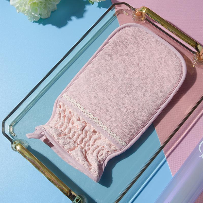 Viscose Fiber Back Scrubber New Plant Silk Fiber Back Strap Large Waffle Pattern Exfoliating Bath Towel Scrubbing Mud And Body