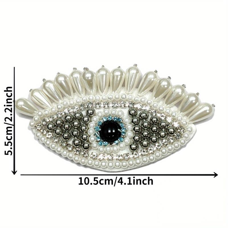 1PC Handmade Beaded Eye Cloth-Devil's Eye Leather Shoes Pin Decorative Accessories,Shoes and Accessories Clothing Accessories