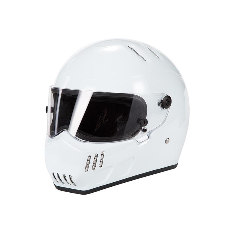 

Универсальный Черно-белый Мотоциклетный Шлем Ветрозащитная Маска Шлем Очки Гоночный Мотокросс Мотоциклетный Защитный Шлем Части белый