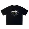 2025 New Women Tshirt Streetwear Cartoon MZLFF Print Harajuku Hip Hop Korean Short Sleeve Y2k Tops Cotton Graphic Clothing Goth
