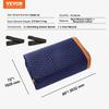 Moving Blankets, 80" x 72", 35 lbs/dz Weight, 12 Packs, Professional Non-Woven & Recycled Cotton Packing Blanket, Heavy Duty Mover Pads for Protecting