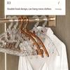 [Mint Green]Violet Scented Acrylic Hangers | Luxury Clear Design For Clothing Stores | Aromatic & Stylish Clothes Drying Rack