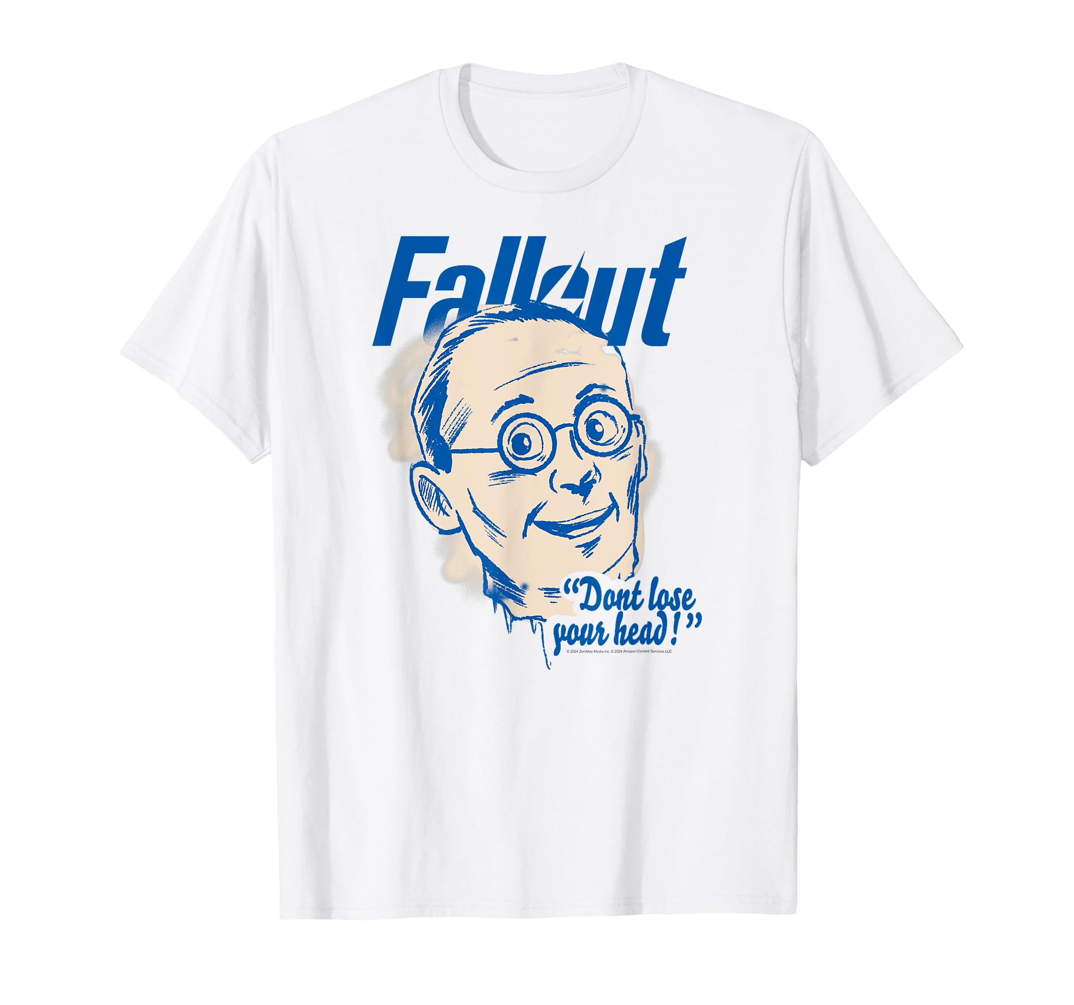 

Fallout Don t Lose Your Head Illustration TV Show T-shirt