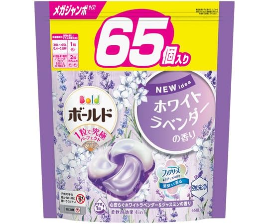 Bold Gel Ball 4D, Soothing White Lavender & Jasmine Scent, Refill, Mega Jan