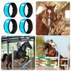 Leg Strap For Horse 4 Pieces Reflective Animals Foot Wraps Horse Leg Bands With LED Light For Grassland Stables Equestrian Night