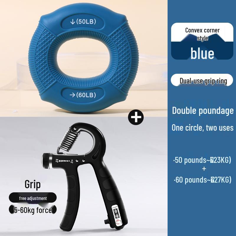 Silicone Grip Ring for Men, Women, and Kids - Hand, Arm, and Finger Strength Training/Rehabilitation Equipment