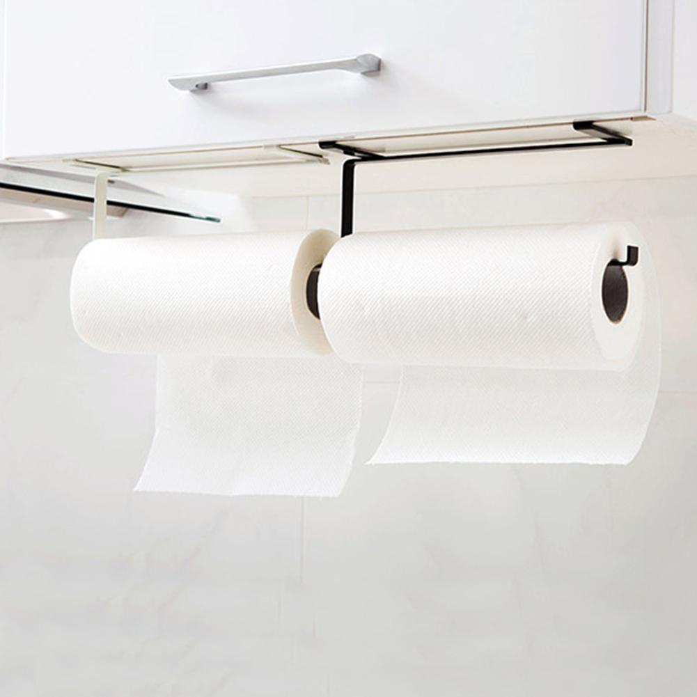 Organizer Rack Cabinet Paper Towel Hanger Bathroom