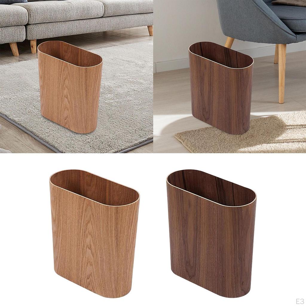 Kosz na śmieci 6L Wąski Ozdoba Przenośny Otwarty Kosz na śmieci Kosz na odpady do pralni łazienki