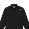 Puma Fashion Trend Full Zip Top Comfortable Versatile Solid Color Casual Sports Suit Men Tops Black 526371-01