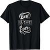 Mens Best Dad Ever Musical Notes Father's Day T-shirt