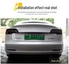Tesla Model 3/Y/S/X High-Performance Zinc Alloy Rear Car Badge