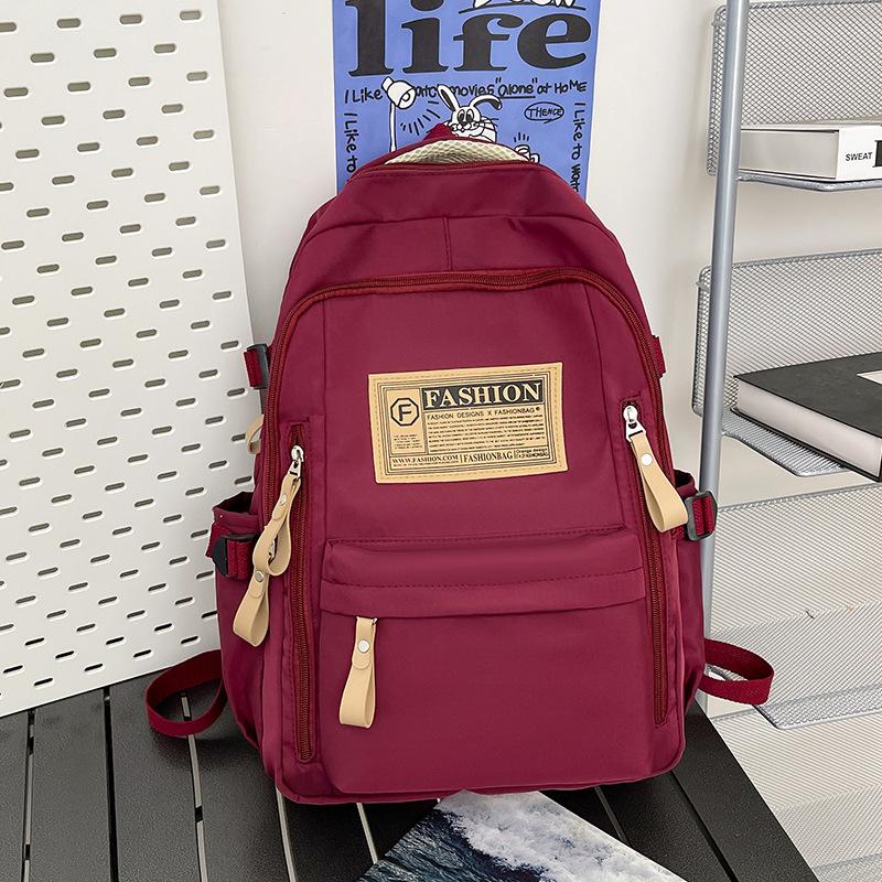 Schultasche Studentin Highschool-Mädchen Rucksack einfach große Kapazität Jungenrucksack