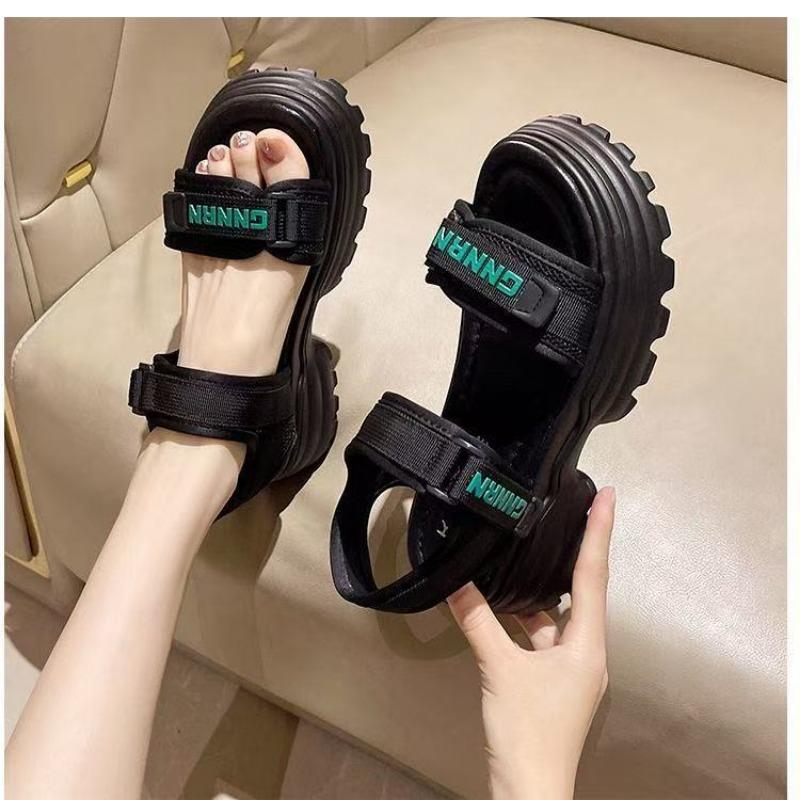 Fashion Outer Wear Beach Women's Shoes New Summer Trendy with Muffin Platform Casual Sports Sandals Women
