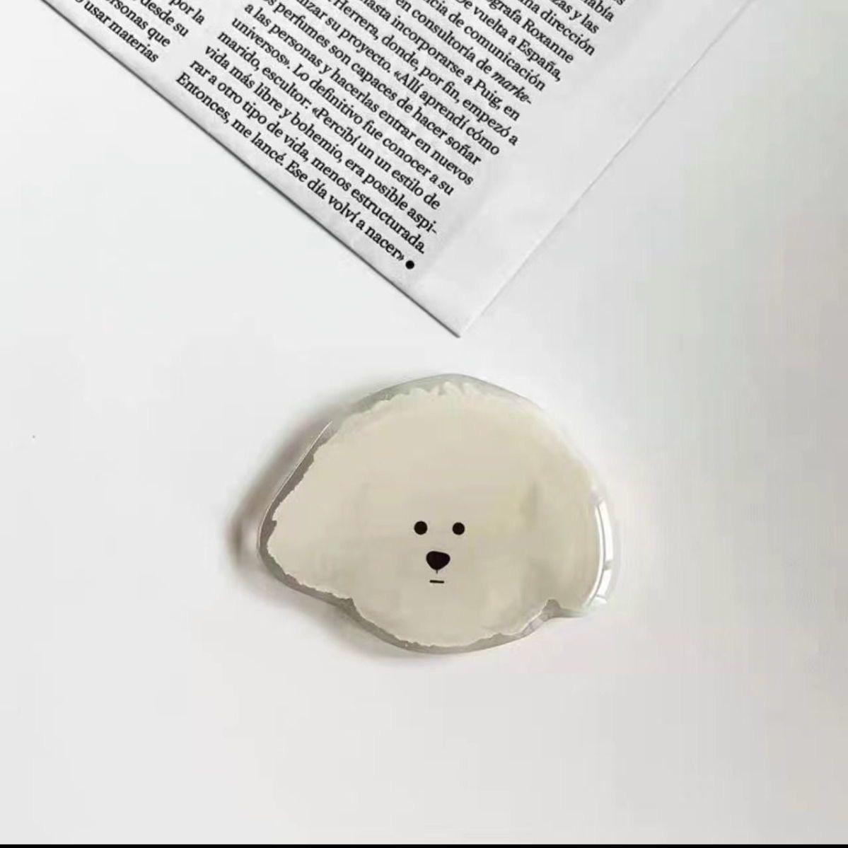 

Телескопический держатель для телефона с изображением собаки из корейского мультфильма