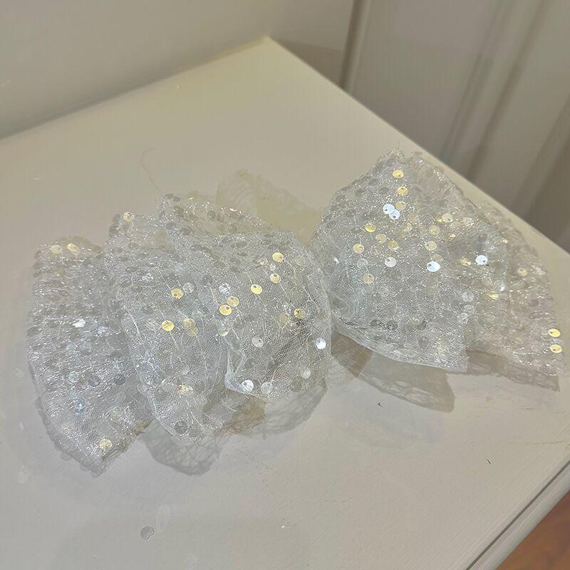 

Универсальная блестящая заколка для волос в виде рыбьей чешуи - Элегантный сетчатый аксессуар в сказочном стиле