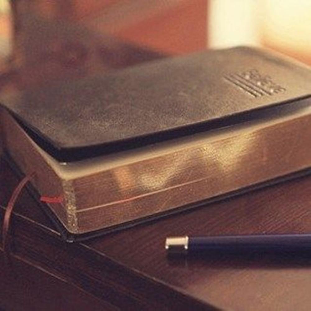 Paper Vintage Weekly Plan Writing Diary Book Blank Paper Notebook Notepad Retro Leather Notebook