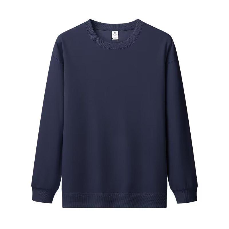 Unisex Heavyweight Cotton Crew Neck Sweatshirt - Minimalist Japanese Style