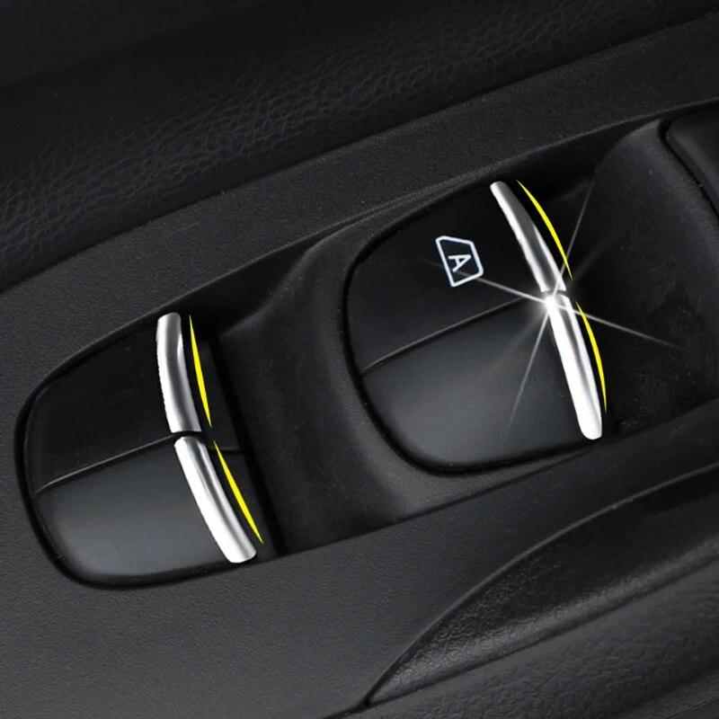 Door Window Lifter Button Decorative Sticker for Renault Koleos Samsung QM6 2016-2023
