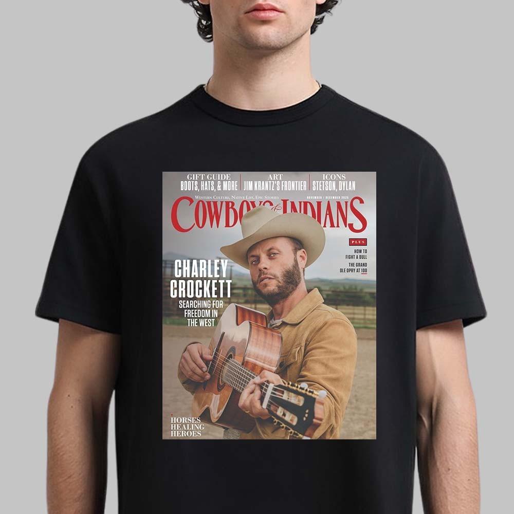 Charley Crockett Graces The Cover Of Cowboys And Indians The November Decembe S