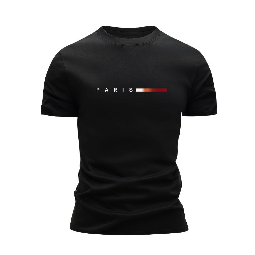 3 Pezzi T-shirt da Uomo Leggere Traspiranti Asciugatura Rapida Assorbi Umidità Girocollo Top Stagione Unica Casual