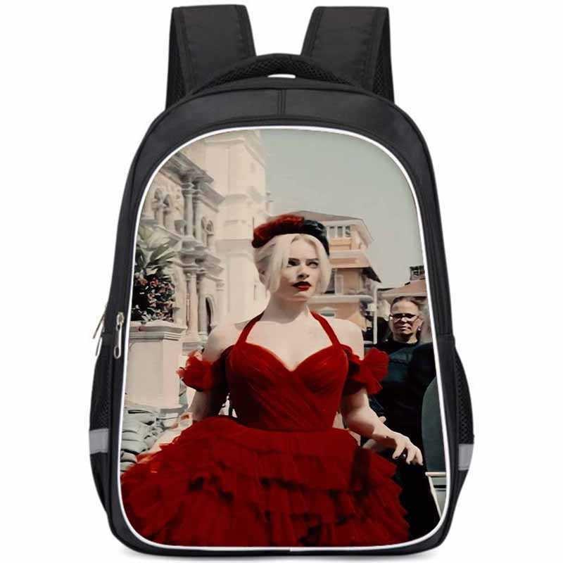 Harley Quinn Large Capacity Lightweight Oxford Fabric School Backpack For Kids