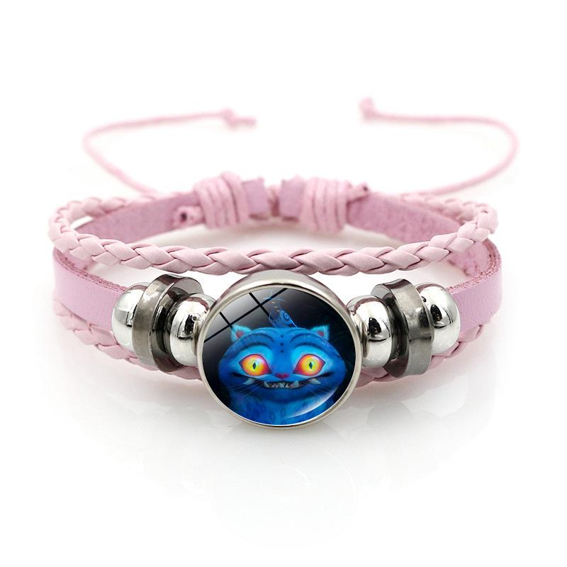 KPop Demon Hunter Bracelet Cartoon Anime Cosplay Bracelet Woven Rope Chain Pendant Fashion Accessories Girl Peripheral for Fans