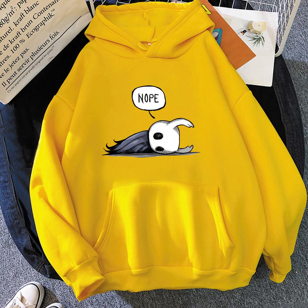 Hollow Knight Mikiny s potiskem postavy z horké hry Pánské High Street Funko Pop Mikina Podzimní ležérní pulovry Unisex Anime oblečení
