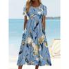 BITCED Fashion Summer Spring Short Sleeve O-Neck Casual Dresses