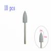 6pcs/10pcs Silicone Rubber Dental Polishing Polisher Grinders Nail Drill Bits for Electric Manicure 2.35mm Shank