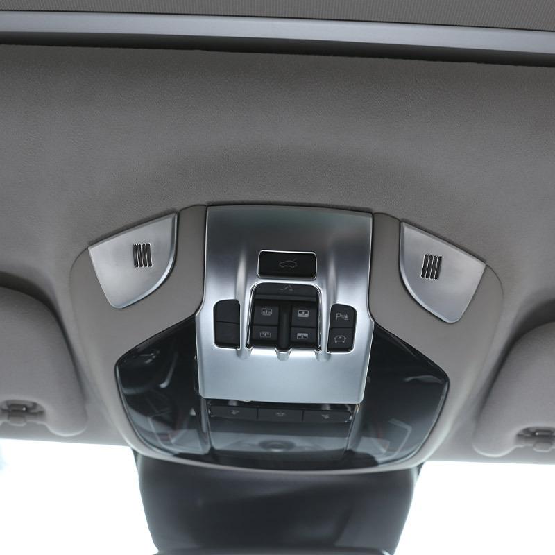 For Maserati LEVANTE Quattroporte 2013- ABS Car Reading Light Cover Trim Decoration Strips Interior Roof Lamp Frames