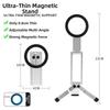 Magnetic Phone Tripod Stand Foldable Portable Smartphone Phone Holder Mini Handheld Selfie Stick Pocket Cell Phone Stand Outdoor