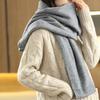 Women's Cashmere Shawl Scarf 100% Merino Wool Pure Color Sleeved Shawl Autumn Winter Outdoor Warm Shawl Scarf