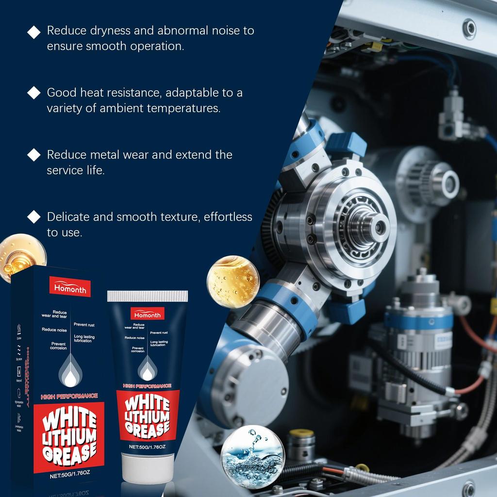 50g Multi-purpose grease kit Lubrication Moisture and Rust Prevention Cleaning Renovation Metal Maintenance Rust Remover