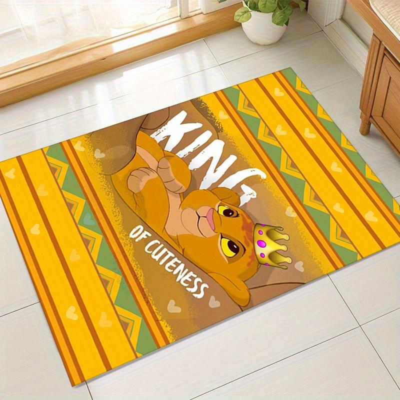 

1pc. Cute Lion King Crown Pattern Rug - Perfect for Home Decor, Office Carpet, Outdoor Use, and Gift Ideas!z0414286 60cm by 90cm