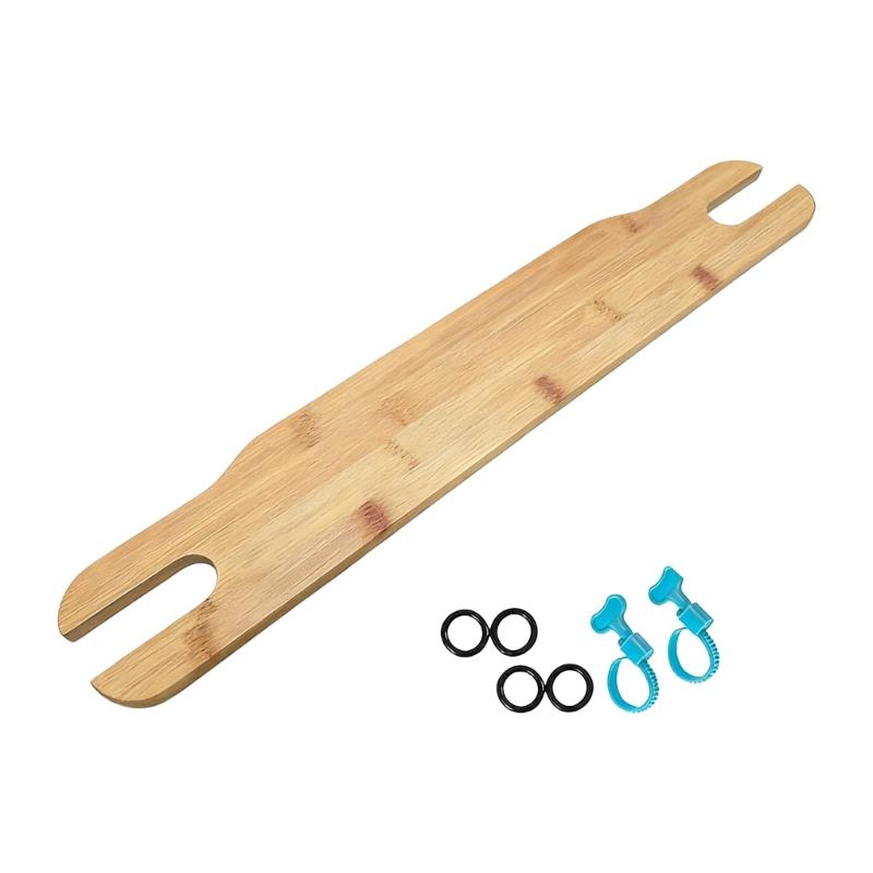 Natural Wood Baby High Chair Footrest Dinning Chair Accessory for Toddler Comfortable Easy to Install Adjustable 1