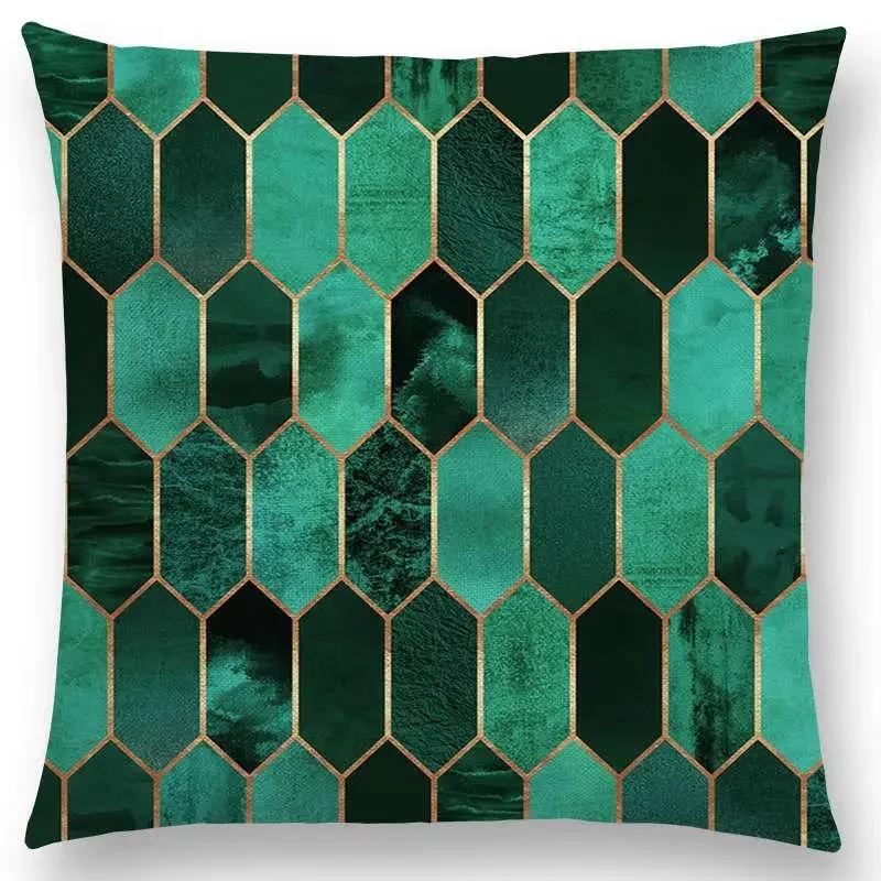 New Colorful Rocks Candy Gems Stained Glass Abstract Blocks Geometric Art Prints Cushion Cover Car Sofa Throw Pillow Case