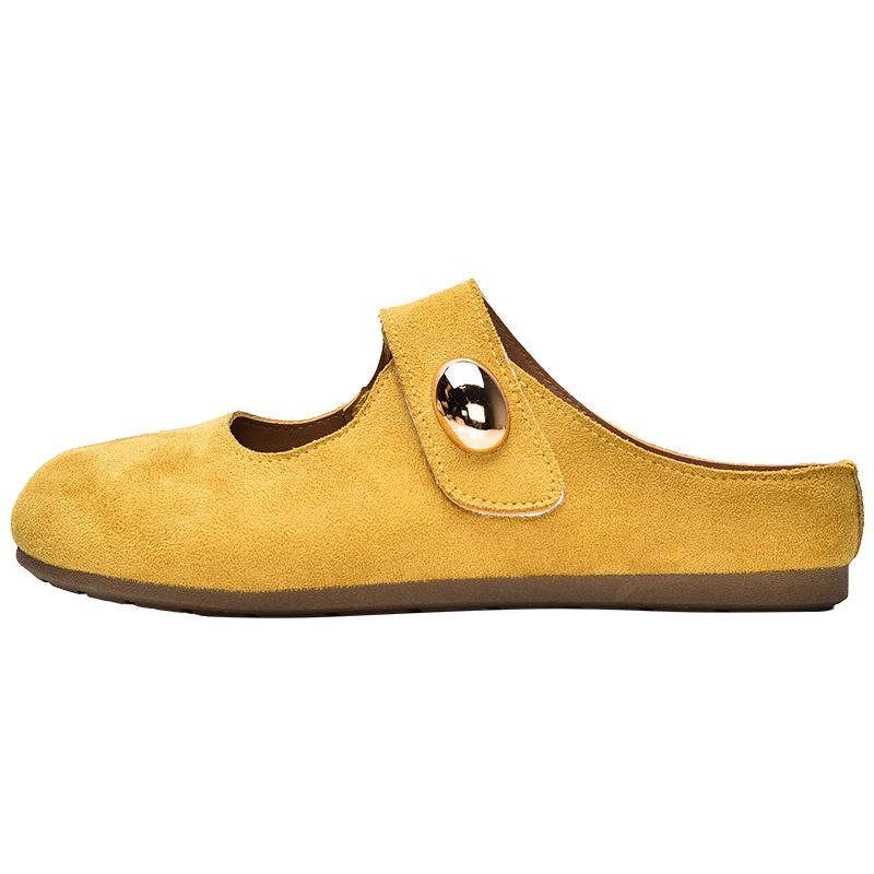 Summer New One-pedal Mary Jane Bag Head Half Slippers 5115