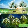 Flowers Solar Light 7Head Lily Solar Flower Lights With Warm White Light, Outdoor Solar Garden Decoration Lawn Light Stake Light