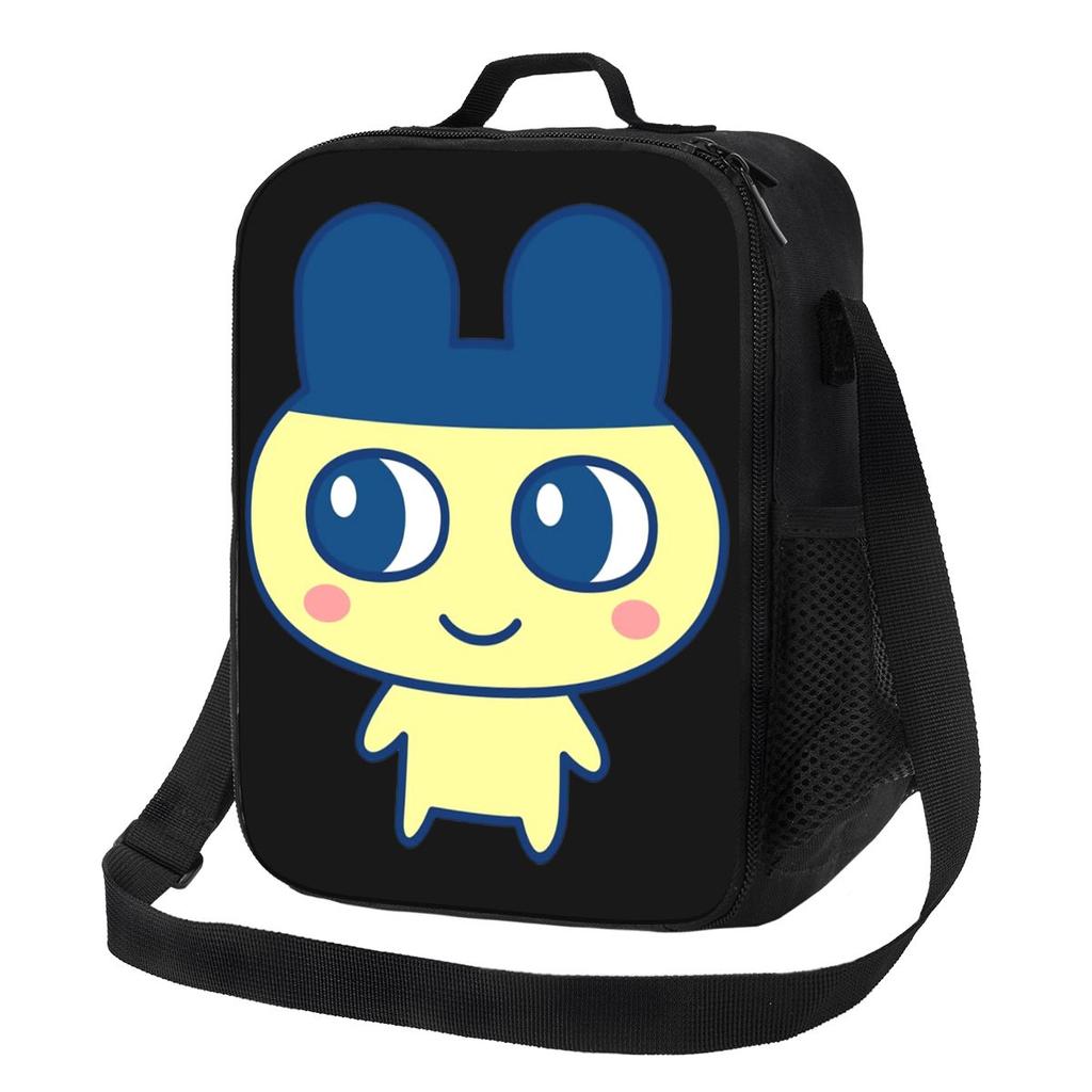 Tamagotchi Mametchi Insulated Lunch Bag for School Bento Storage Food Boxes Leakproof Container Cooler Thermal Lunch Box Tote