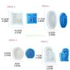 24TE Abstract Decoration Silicone Mold Epoxy Resin DIY Ornaments Making