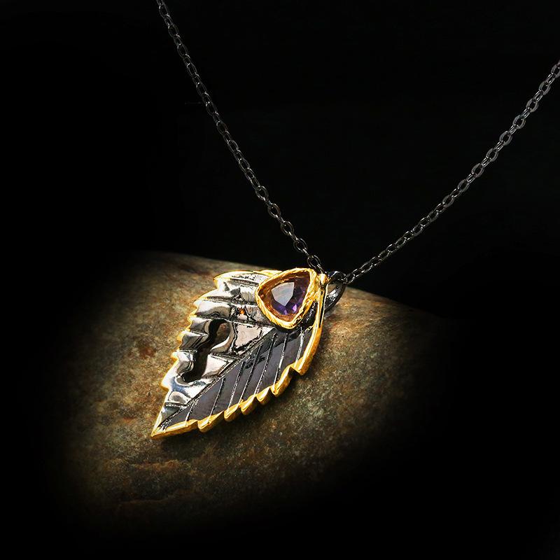 Accessories Two-Color Necklace Retro Popular