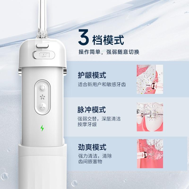 Portable Electric Water Flosser, Household Dental Irrigator, Orthodontic Teeth Cleaning Oral Care Device