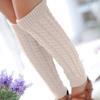 Mode femmes hiver jambières chaudes tricotées chaussettes longues au Crochet