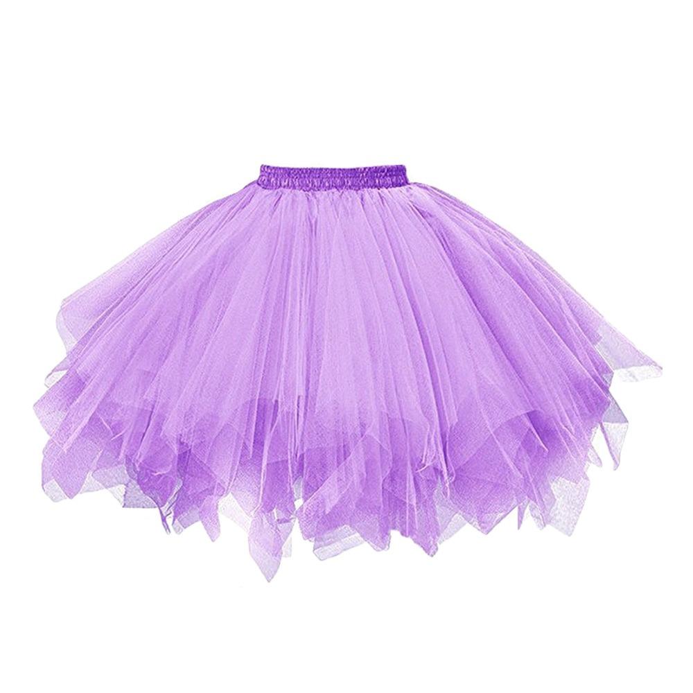 High Waist Petticoat Elastic Waist Dance Skirt Fashion Ballet Skirt  Women