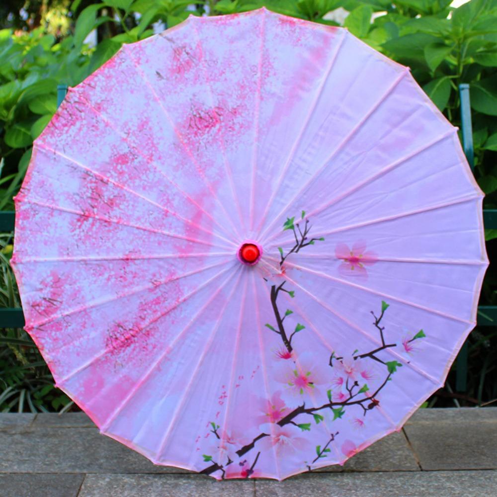 Chinese Antique Style Oiled Paper Umbrella 10 Colors Dance Performance Umbrella  Dance Performance
