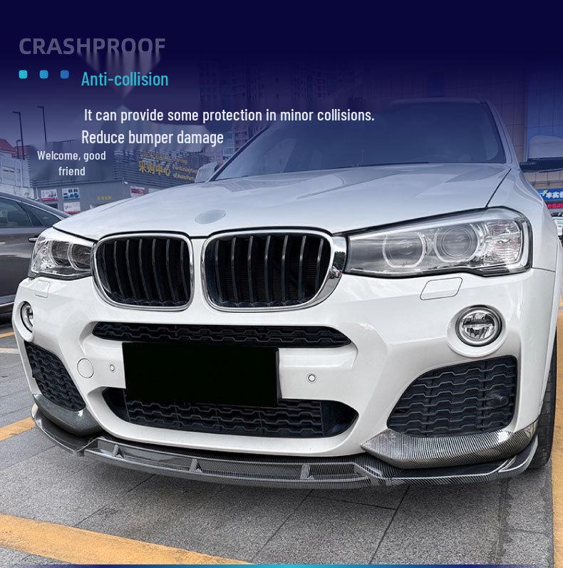 BMW Front Bumper Corner Lip Modification