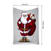TU Fluffy Santa Blanket Cozy Throw Sherpa Fleece Navidad Christmas Gift Festive Holiday Decor Warm Soft Bedspread Home Decor